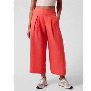 Athleta Playa Linen Wide Leg Crop Pants